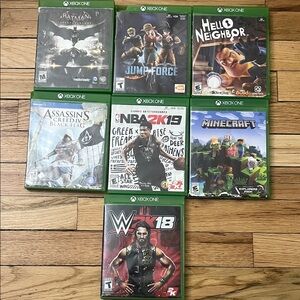 Xbox One Game Bundle - Green Cases